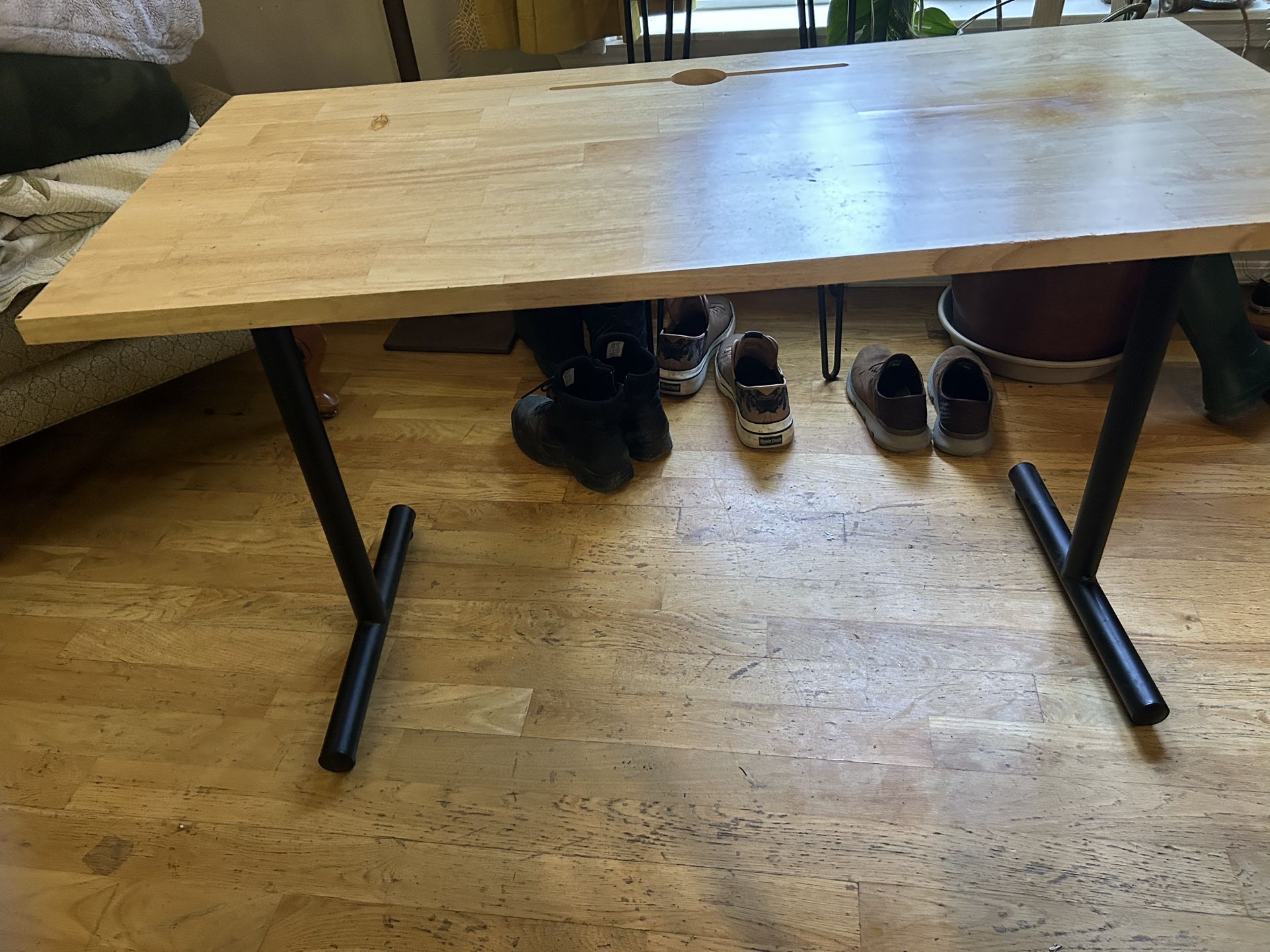 real wood desk/table