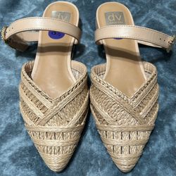 Dolce Vita Domain Woven Raffia flats 