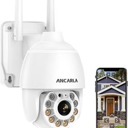360° Wireless Security Camera with Motion Detector