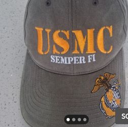 US Marines adjustable baseball cap green new