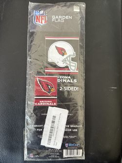 Official Arizona Cardinals 2 Sided garden flag 12.5”18”