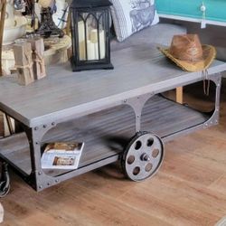 Industrial Style Coffee Table. 