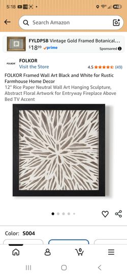 Frame art black and white