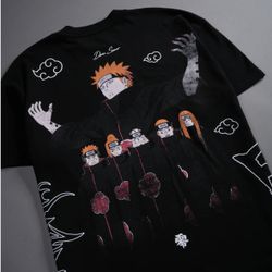 DARC SPORT X NARUTO X PAIN AKATSUKI “SIDE TO SIDE” SHIRT