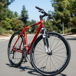 Gary Fischer Hardtail Mountain Bike – Bontrager Wheels – Classic Red