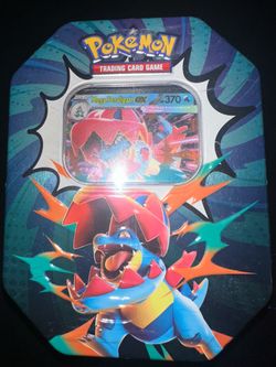 Pokémon Mega Feraligatr ex Tin