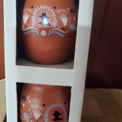 Small Ceramic Cup/flower Pot (Set Of 2)