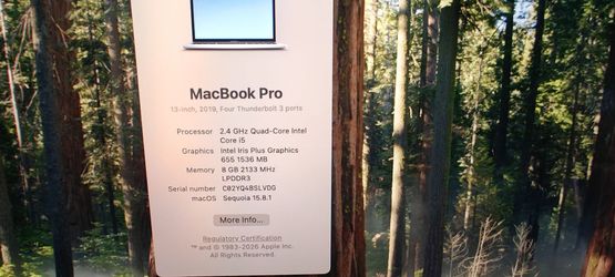 Macbook pro A1989