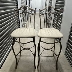 x2 Bar Stools / Tall Chairs