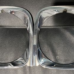 1972 HEADLIGHT BEZELS *pair CHEVELLE MALIBU
