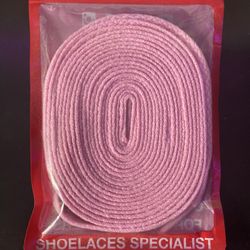 Jordan 1 Laces Basics Flat Thin - Pastel Pink AJ1