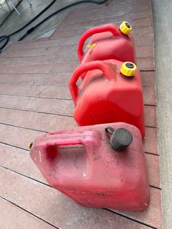 5 gallons gas  $25 for all 3