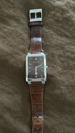 Kenneth Cole brown leather watch