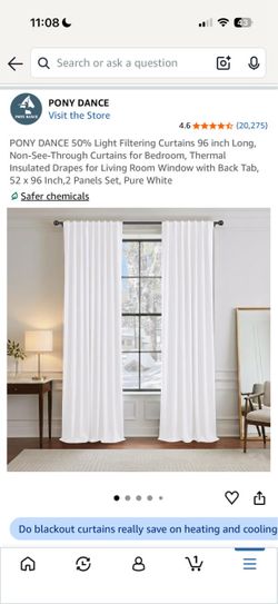 Curtain and rod