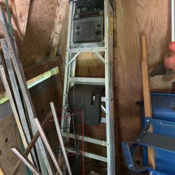 6 Foot Aluminum Step Ladder