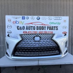 2020 2021 2022 Lexus Rx Rx350 Rx 350 Rx450 Rx 450 Rx450h Front Bumper Cover Used Original OEM + Grille 