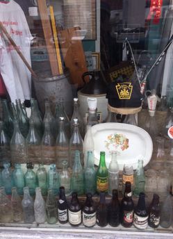 Antique bottles nice Schuylkill county bottle local history we are at 36 West Center St. in Shenandoah PA 17976