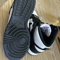 Kids Black And White Nike Shoes 