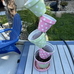 Flower And Pot Stand 