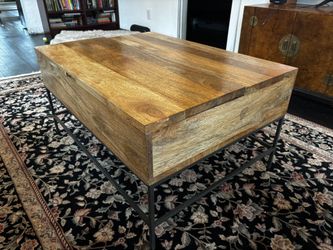 West Elm Coffee Table W/ Storage