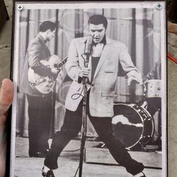 For Sale Wall Plaque Of Elvis Presley