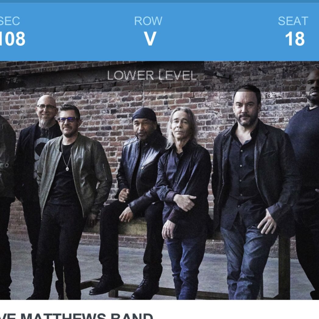 Concert Tickets——Dave Matthews Band