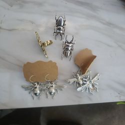 Bug Jewelery Earings And Rings