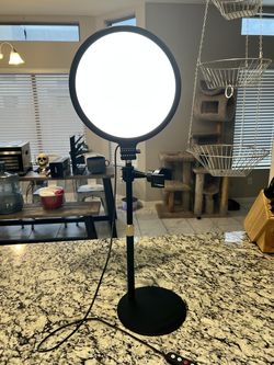 10.5" Ring Light with Stand & Phone Holder