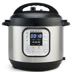 Instant Pot Duo 7-in-1 Electric Pressure Cooker - Stainless Steel/Black, 8Qt-c