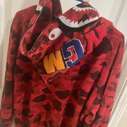 Red Bape Hoodie 