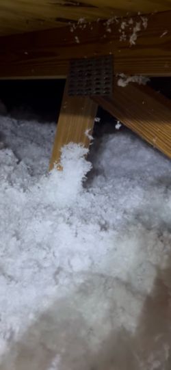 Attic blow fiberglass loose material