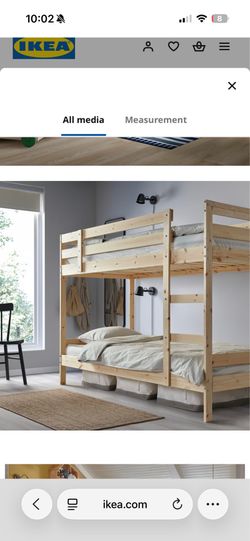 IKEA twin double bed with mattress