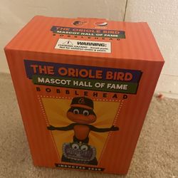 Orioles Bird Hall Of Fame Bobblehead (with Box Never Opened)