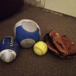 Sport Items Good Condition $3.00 Each 