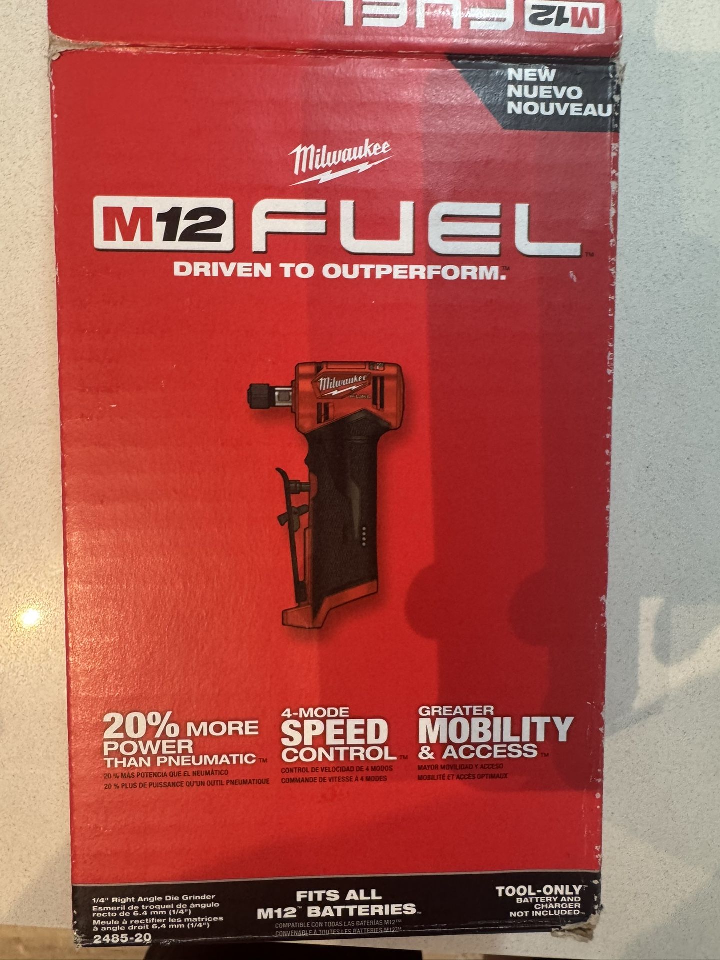 🔥 MILWAUKEE M12 FUEL RIGHT ANGLE DIE GRINDER 🔥