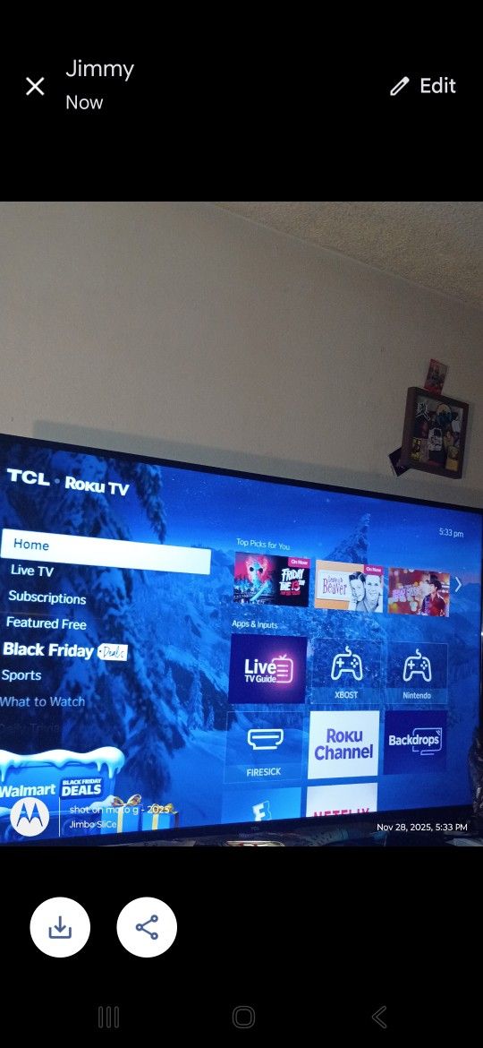 65 Inch Tlc TV With Remote 