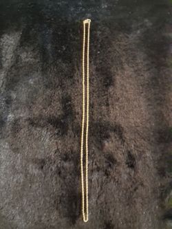 ♡ 18" 18k Gold Italian Vermeil Rope Chain ♡