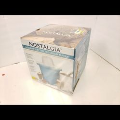 NEW NOSTALGIA ICMP4BL Electric Ice Cream Maker 4-Quart Bucket Freezer 