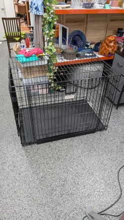 OVATION TRAINER DOG CAGE PET CAGE FOLDING. TWO DOORS