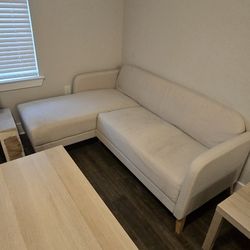 IKEA Sofa, Table, End Table, Chair