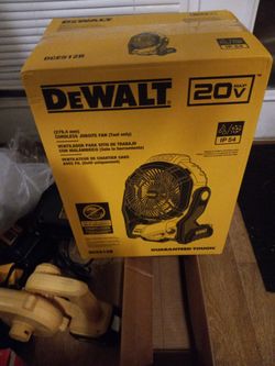 $100 No Less DeWalt 20 Volt Fan