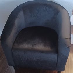 Yaheetech Barrel Chair, Modern Accent Chair Comfy Velvet Armchair.