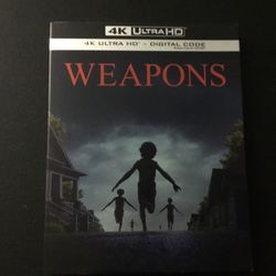 Weapons 4K Ultra Hd + Digital 