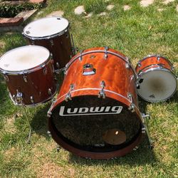 Ludwig Exotic Series Quilted Makore Drum Kit