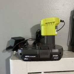Ryobi 18v Battery 2ah And Charger 