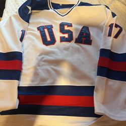 Team USA jack callahan hockey jersey