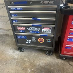 Husky Tool Five Draw With Tools ( Selling As Lot)