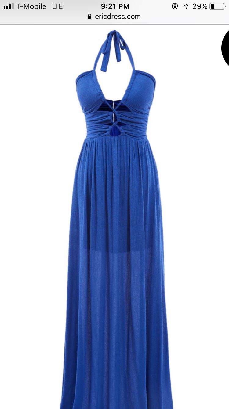 Blue Party royal blue dress size 12