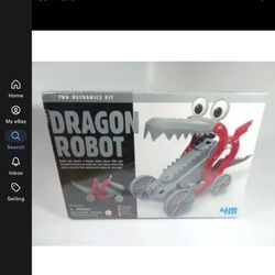 4M, Dragon Robot, STEM toy project  Fun Mechanics Kit -Factory Sealed