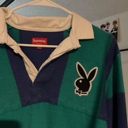 supreme x playboy rugby polo FW17